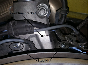 Brake Line Bracket Stud Kit
